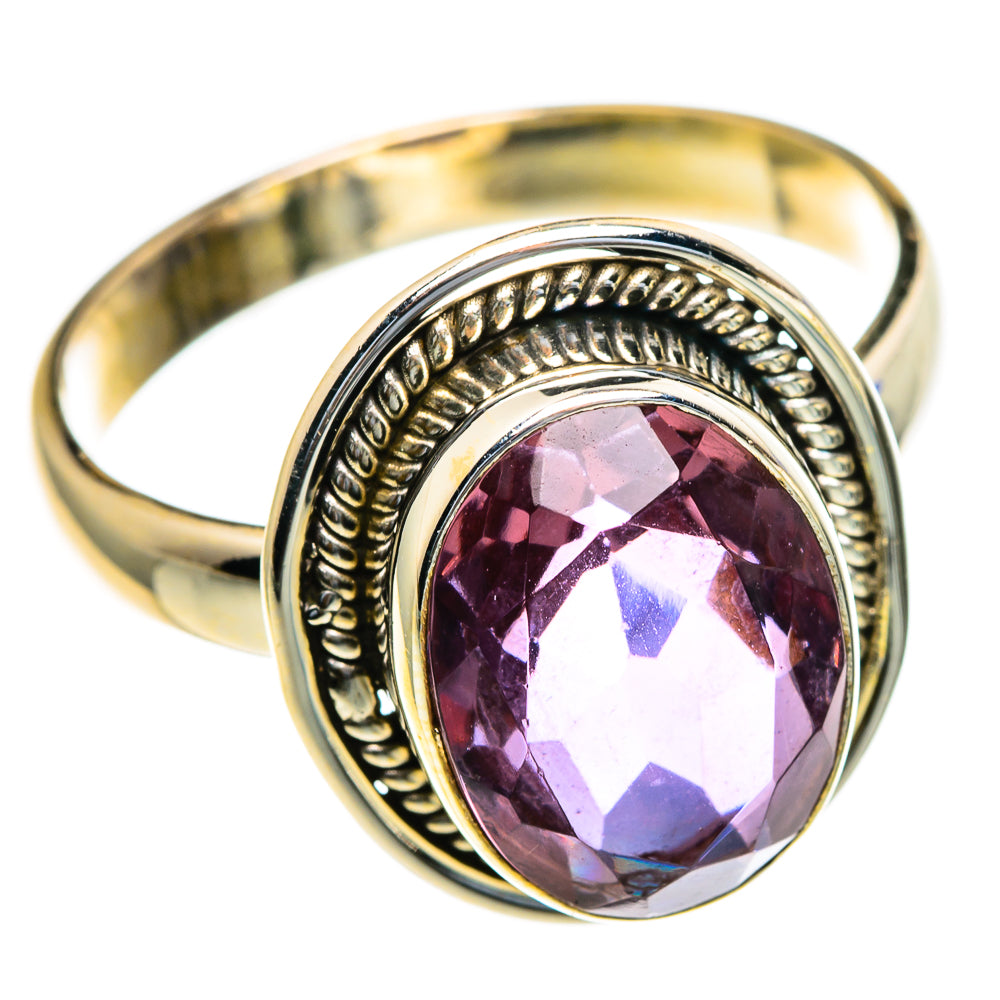 Color Change Alexandrite (lab.) Rings handcrafted by Anasilvercos - RING85566