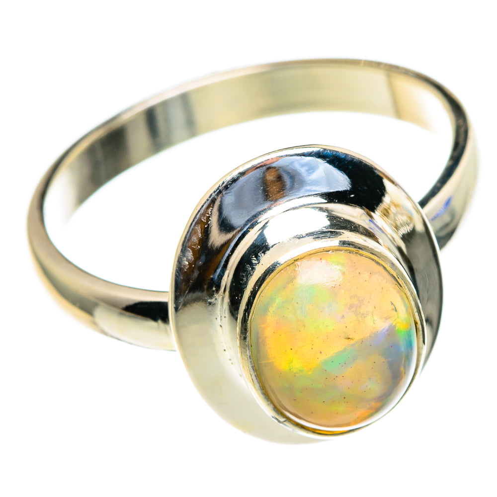 Ethiopian Opal Rings handcrafted by Anasilvercos - RING85574