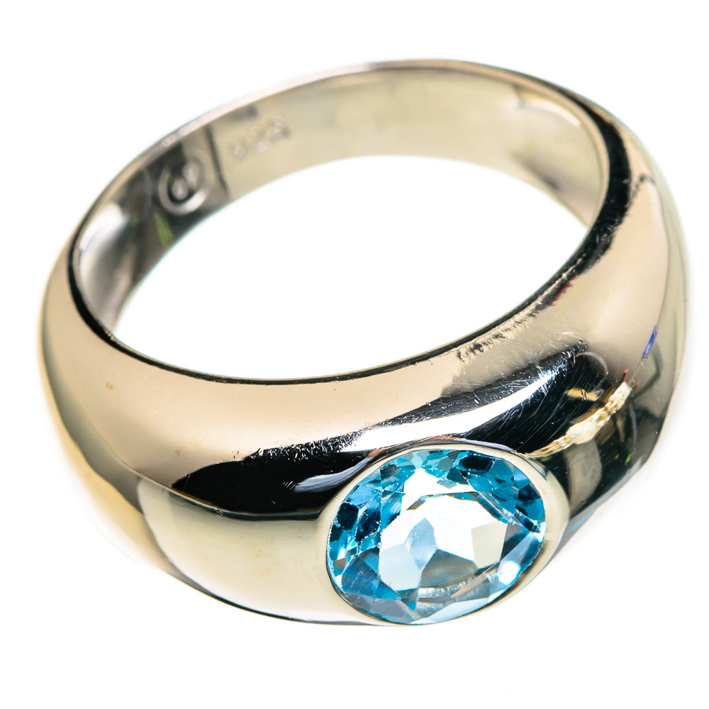 Blue Topaz Rings handcrafted by Anasilvercos - RING85578 - Photo 2
