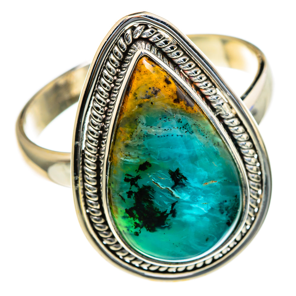 Peruvian Opal Rings handcrafted by Anasilvercos - RING85581
