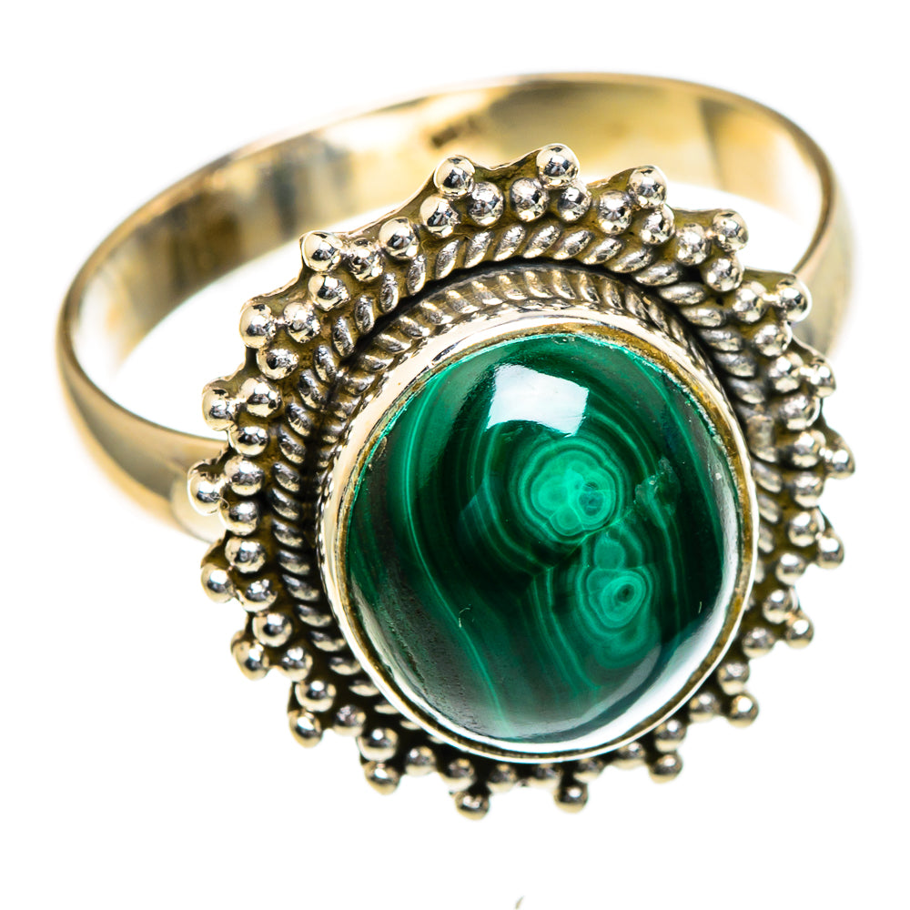 Malachite Rings handcrafted by Anasilvercos - RING85586