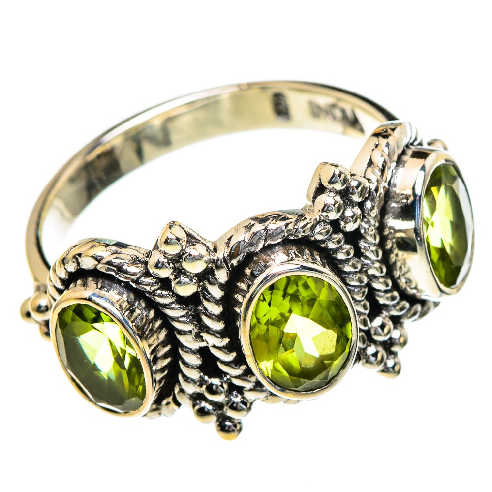 Peridot Rings handcrafted by Anasilvercos - RING85588