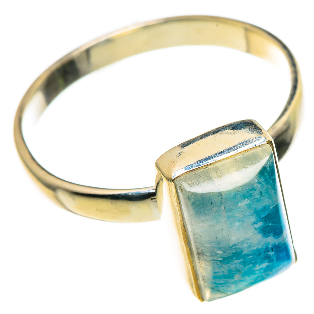 Rainbow Moonstone Rings handcrafted by Anasilvercos - RING85591