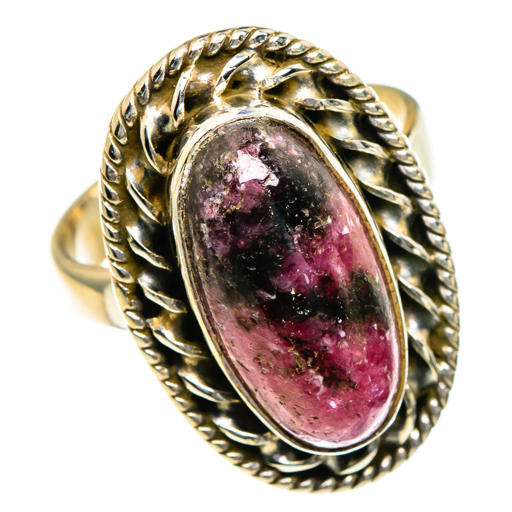 Rhodonite Rings handcrafted by Anasilvercos - RING85604