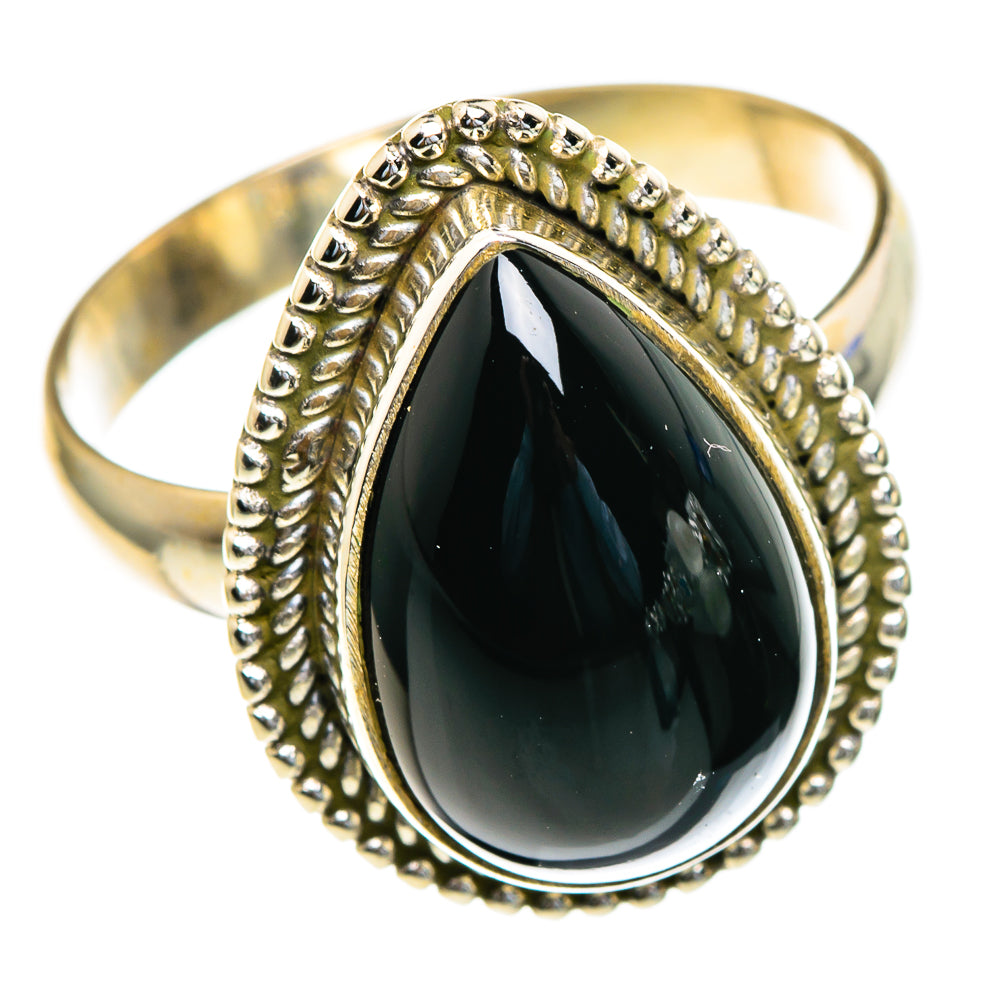 Black Onyx Rings handcrafted by Anasilvercos - RING85612