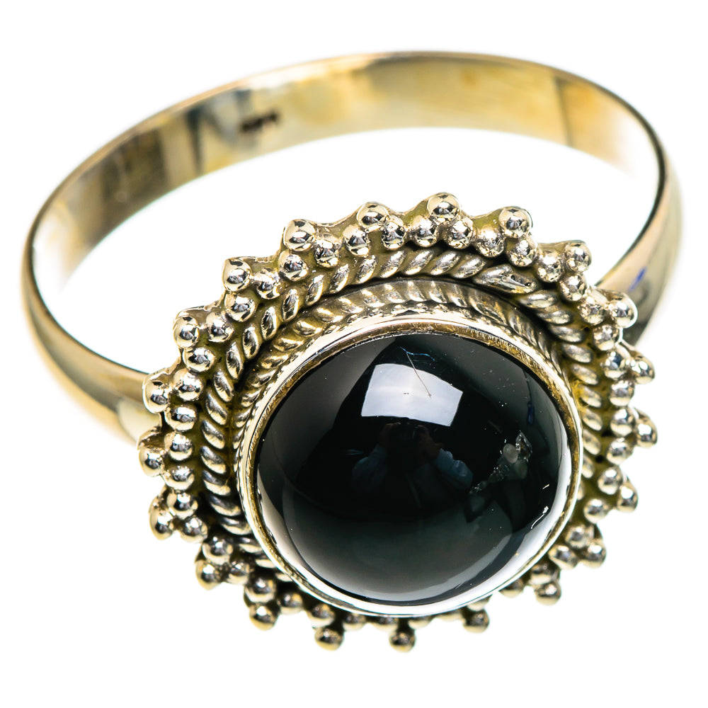 Black Onyx Rings handcrafted by Anasilvercos - RING85613