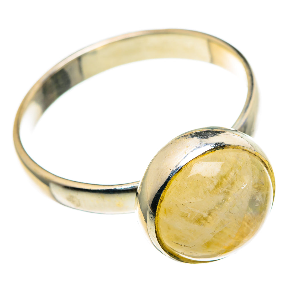 Yellow Moonstone Rings handcrafted by Anasilvercos - RING85620 - Photo 2