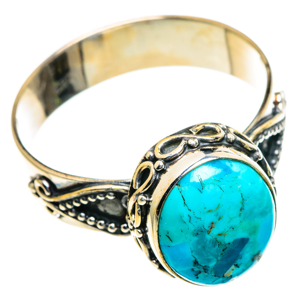 Chrysocolla Rings handcrafted by Anasilvercos - RING85628