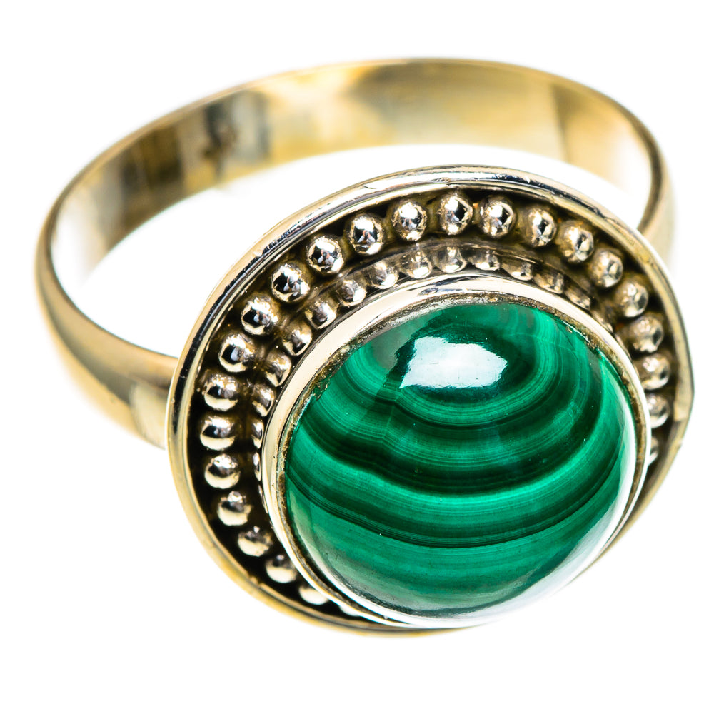 Malachite Rings handcrafted by Anasilvercos - RING85635
