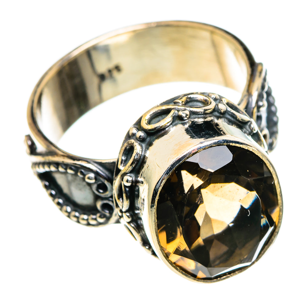 Smoky Quartz Rings handcrafted by Anasilvercos - RING85643