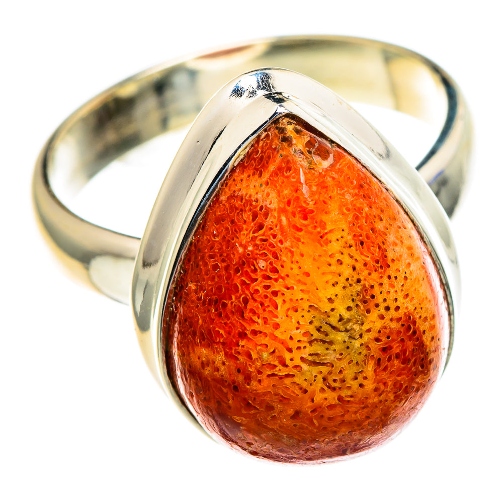 Sponge Coral Rings handcrafted by Anasilvercos - RING85646