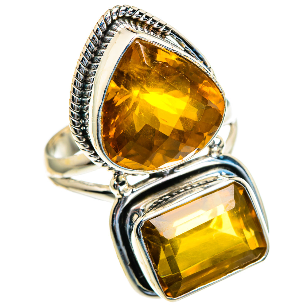 Mandarin Citrine Rings handcrafted by Anasilvercos - RING85648