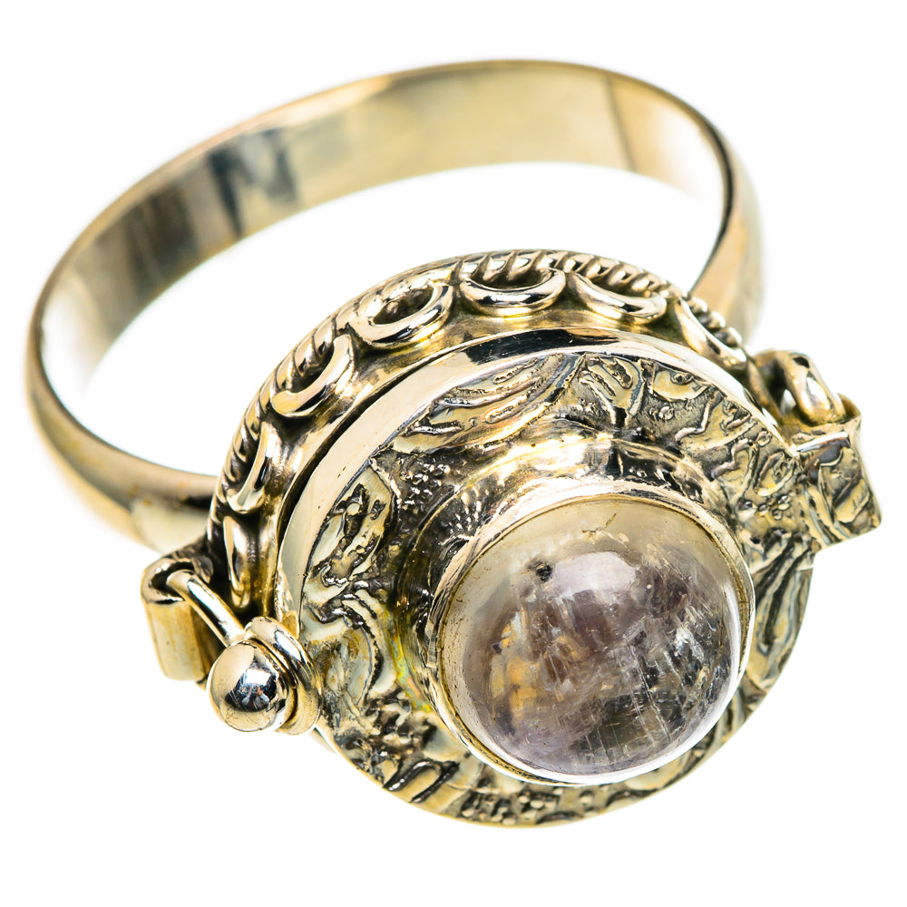 Rainbow Moonstone Rings handcrafted by Anasilvercos - RING85655