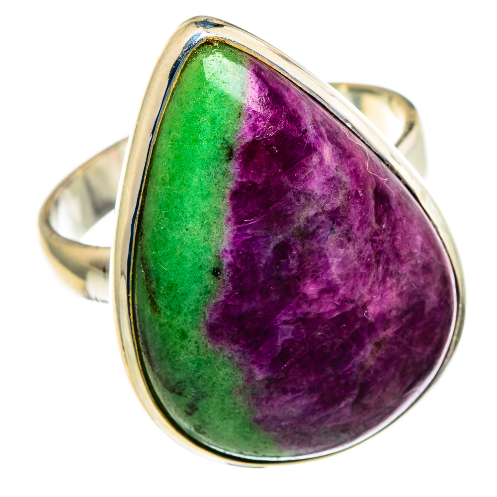 Ruby Zoisite Rings handcrafted by Anasilvercos - RING85657