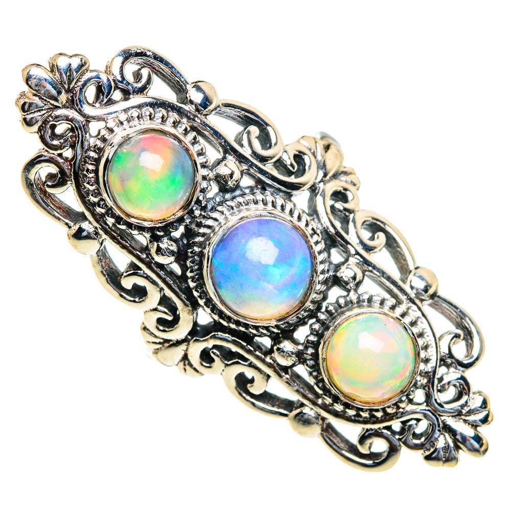 Ethiopian Opal Rings handcrafted by Anasilvercos - RING85660