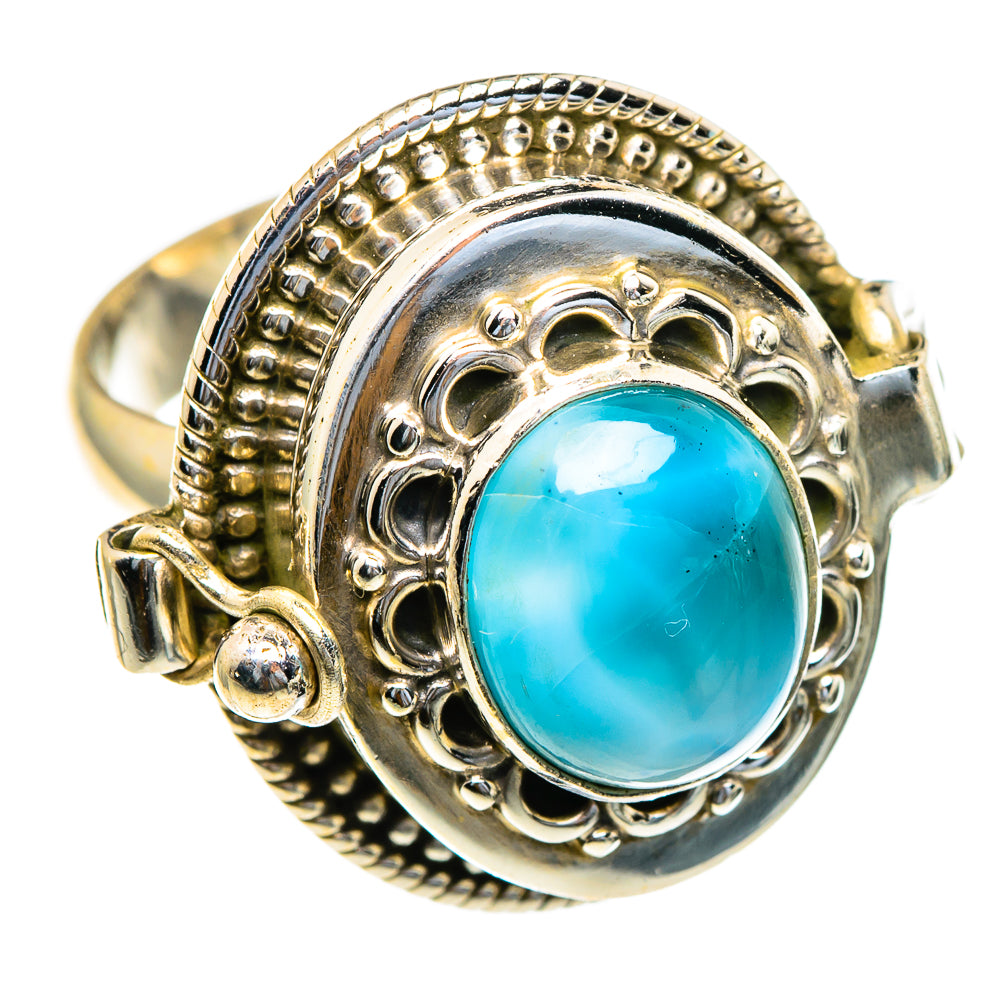 Larimar Rings handcrafted by Anasilvercos - RING85666