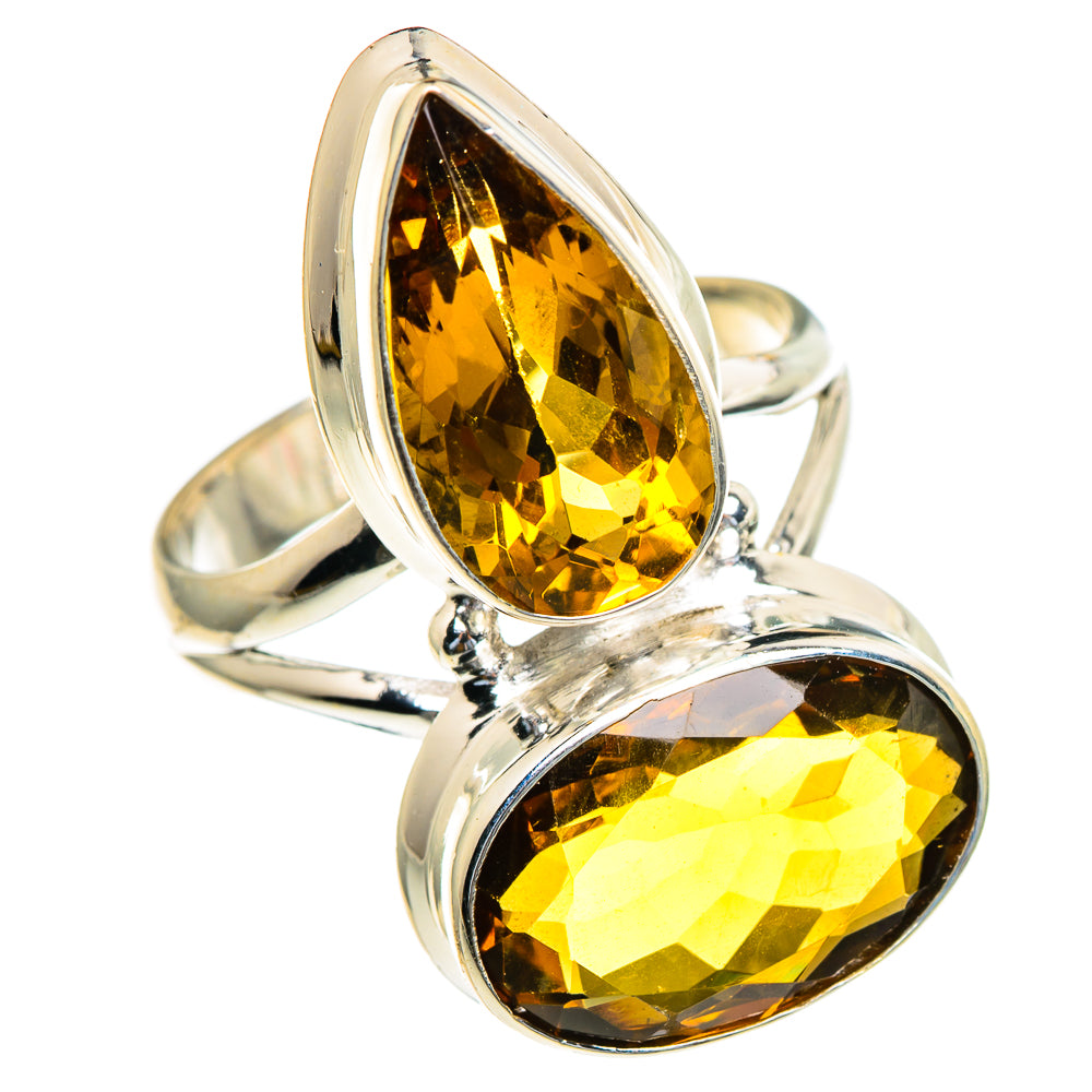Mandarin Citrine Rings handcrafted by Anasilvercos - RING85677
