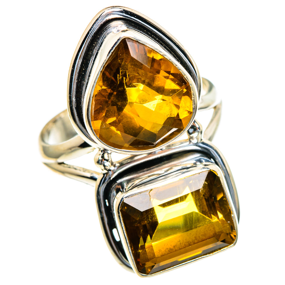 Mandarin Citrine Rings handcrafted by Anasilvercos - RING85681
