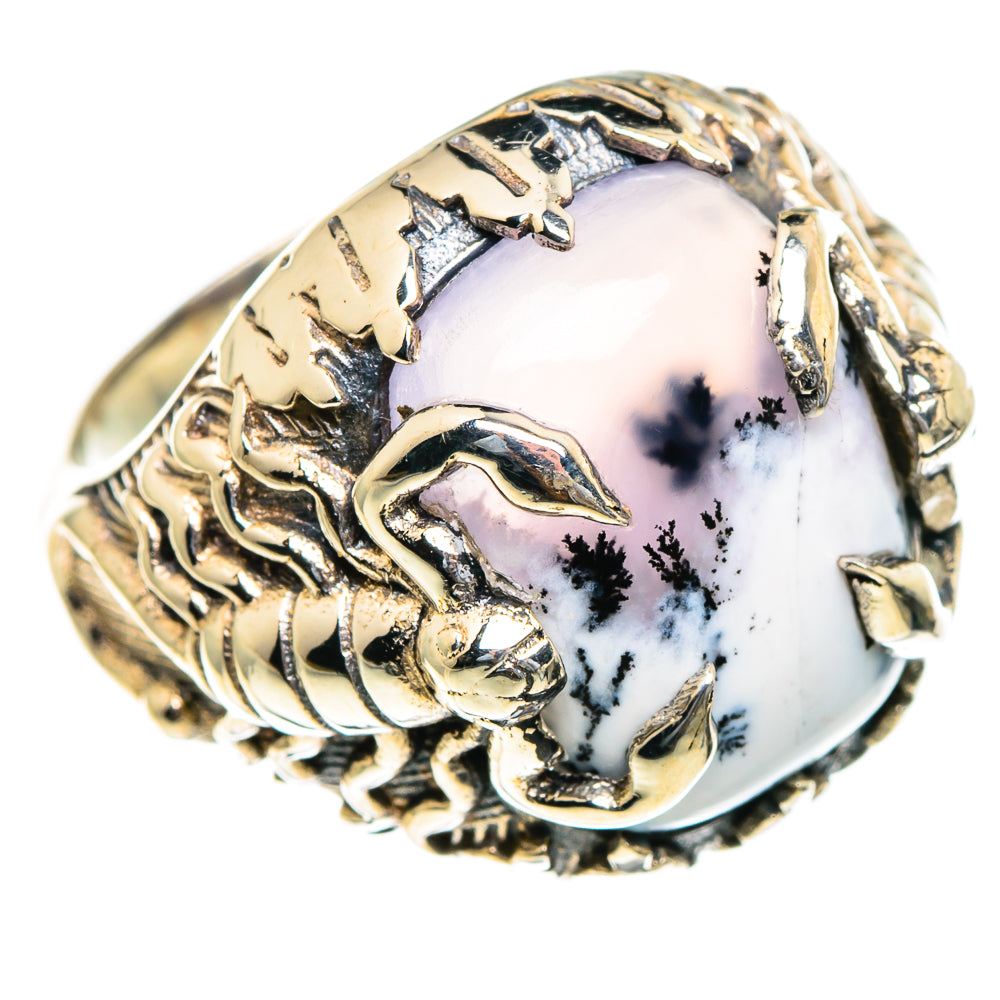 Dendritic Opal Rings handcrafted by Anasilvercos - RING85684