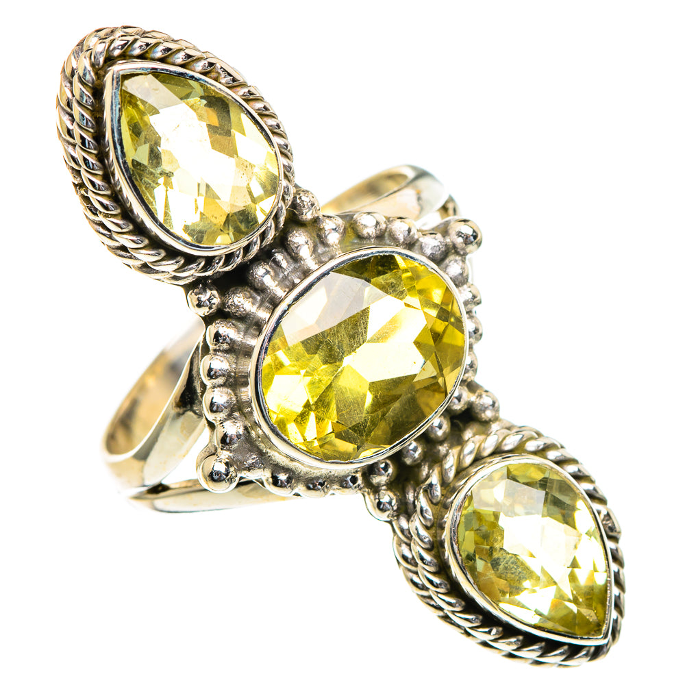 Citrine Rings handcrafted by Anasilvercos - RING85688