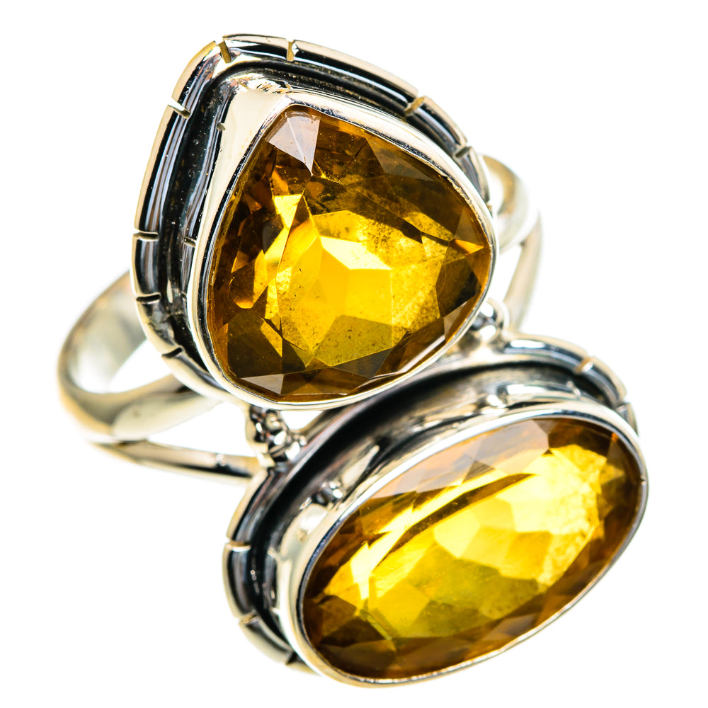 Mandarin Citrine Rings handcrafted by Anasilvercos - RING85702