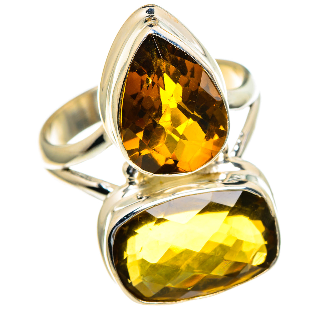 Mandarin Citrine Rings handcrafted by Anasilvercos - RING85716