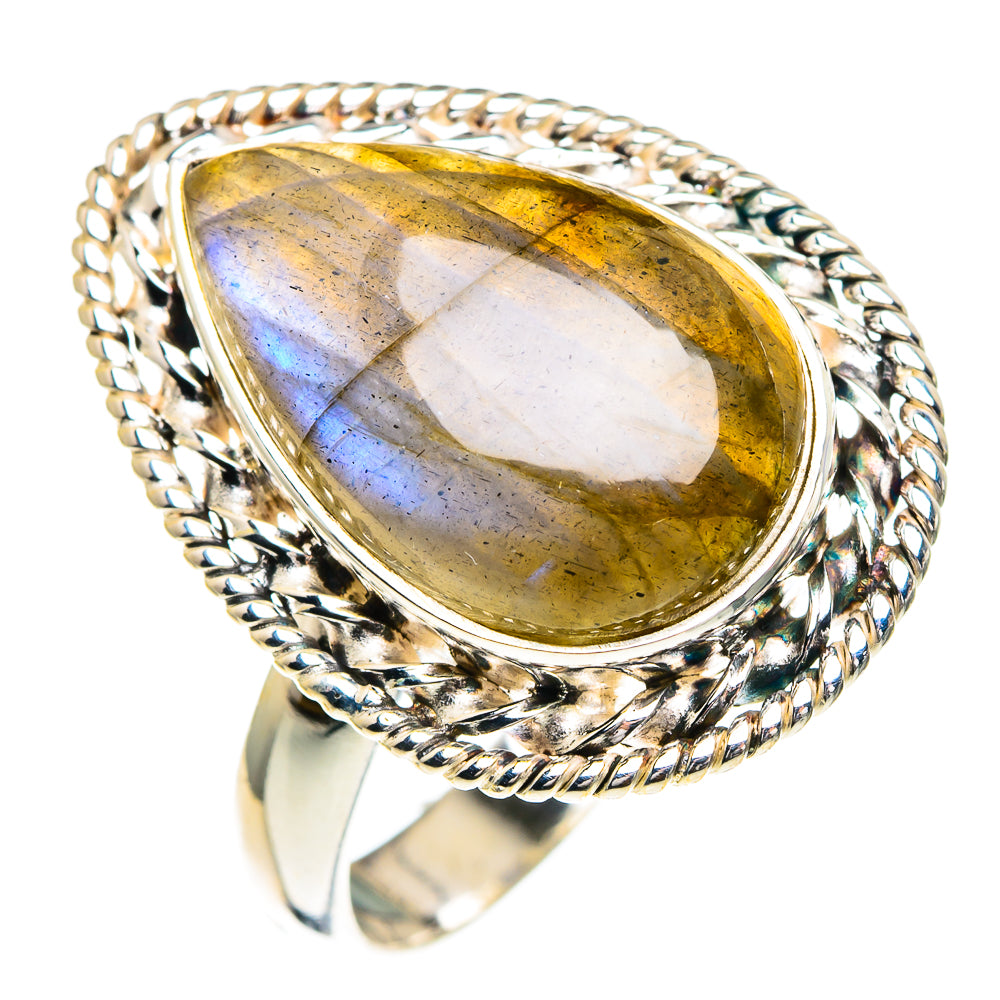Labradorite Rings handcrafted by Anasilvercos - RING85724