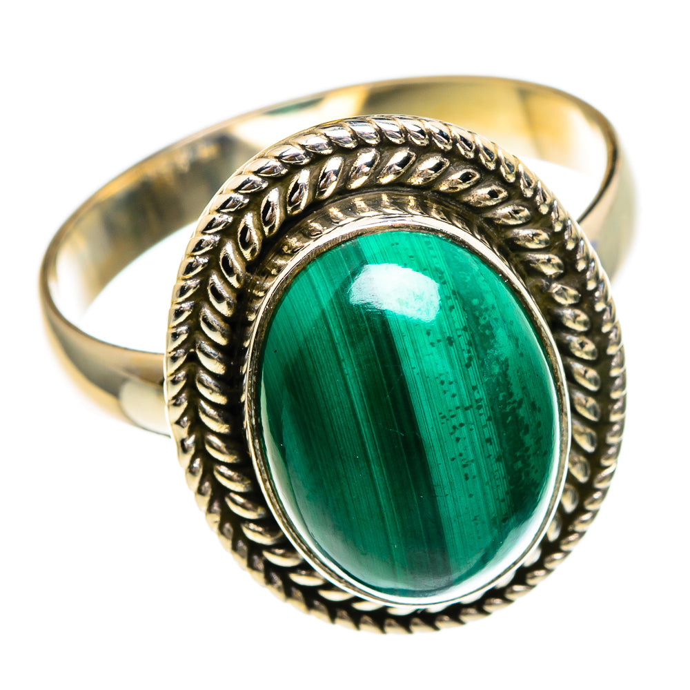 Malachite Rings handcrafted by Anasilvercos - RING85729