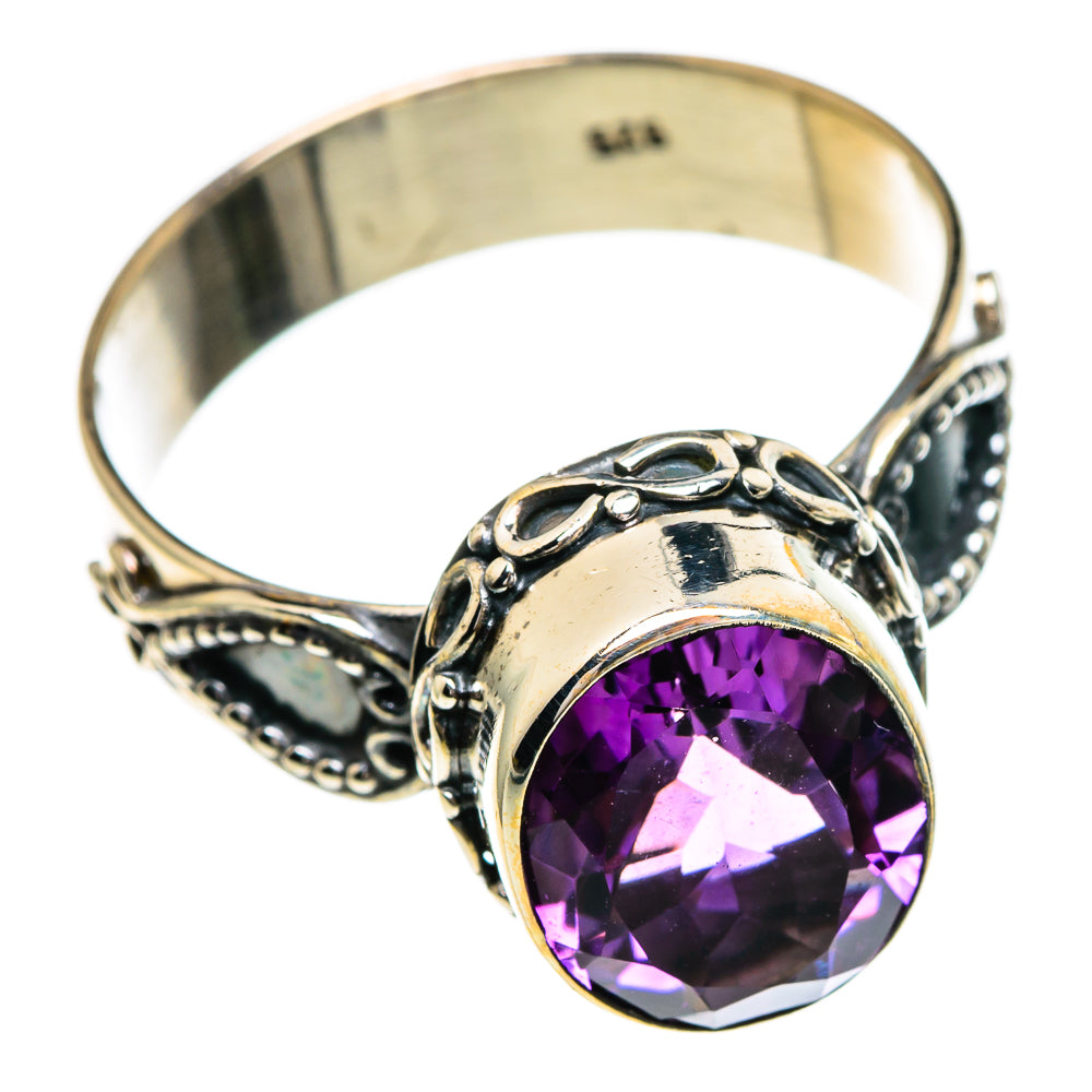 Amethyst Rings handcrafted by Anasilvercos - RING85750