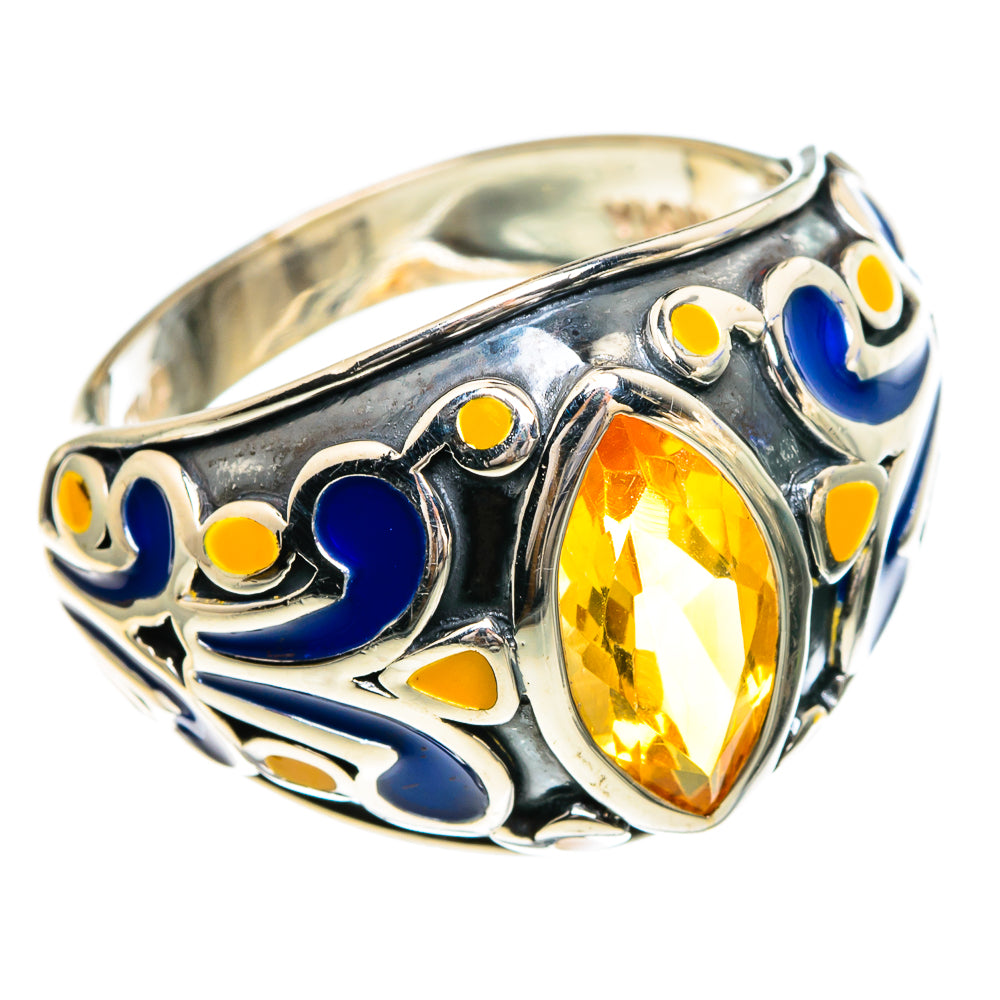 Citrine Rings handcrafted by Anasilvercos - RING85759