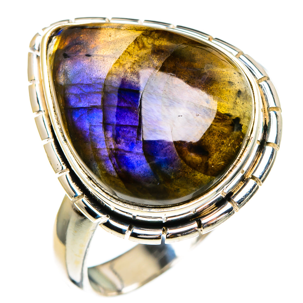 Labradorite Rings handcrafted by Anasilvercos - RING85765