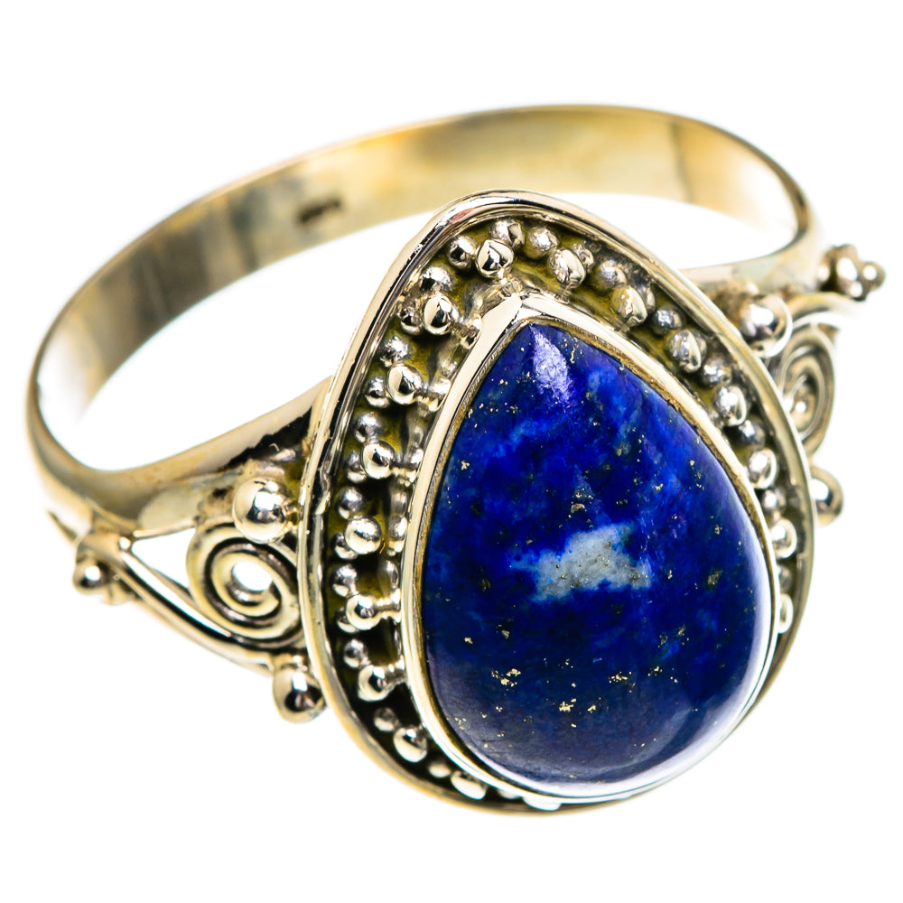 Lapis Lazuli Rings handcrafted by Anasilvercos - RING85769