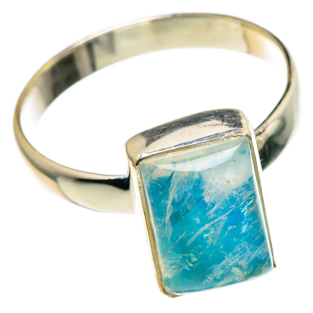 Rainbow Moonstone Rings handcrafted by Anasilvercos - RING85775