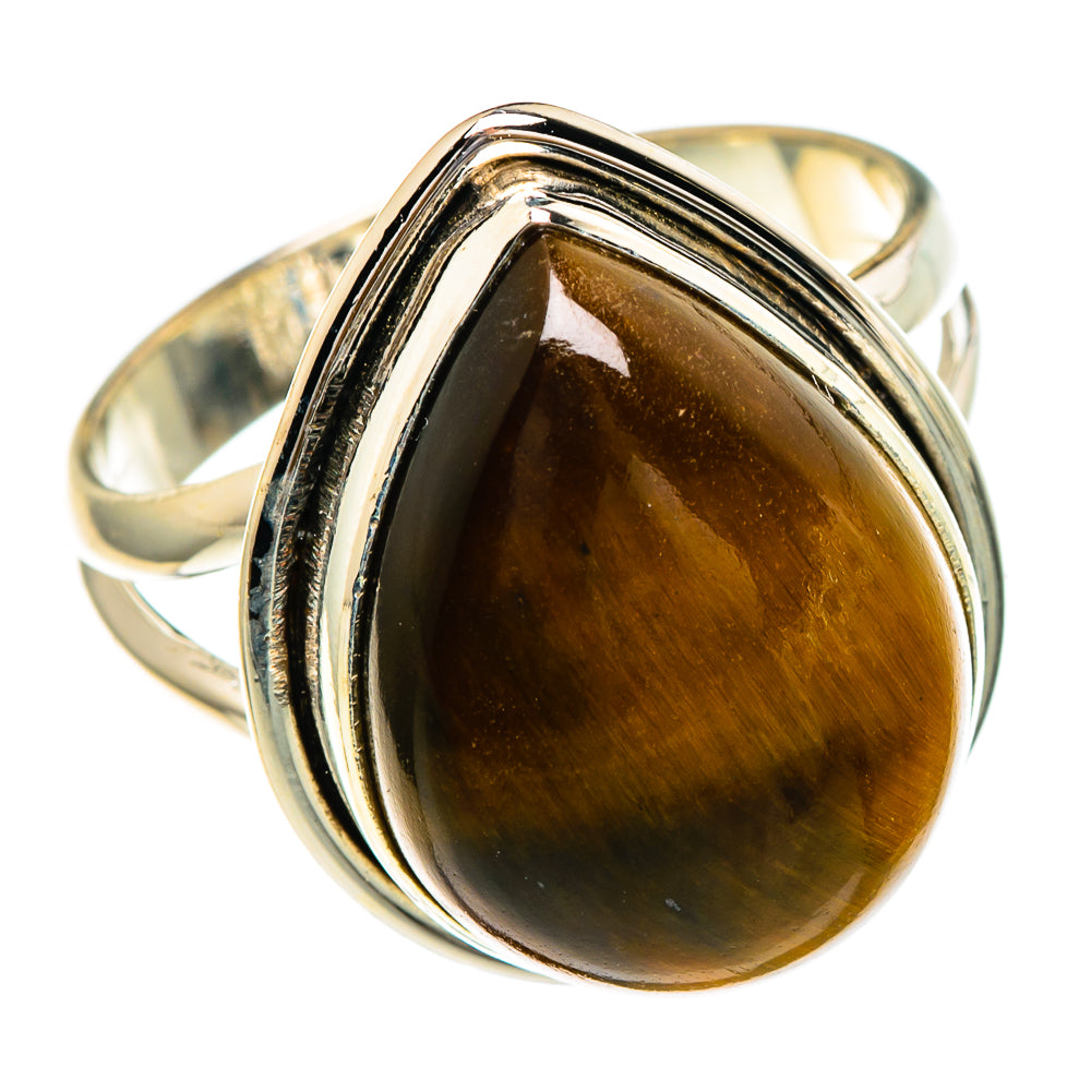 Tiger Eye Rings handcrafted by Anasilvercos - RING85779 - Photo 2