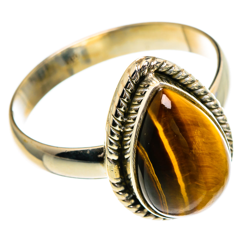 Tiger Eye Rings handcrafted by Anasilvercos - RING85782