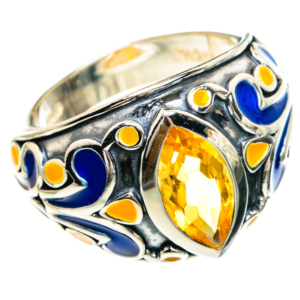 Citrine Rings handcrafted by Anasilvercos - RING85807