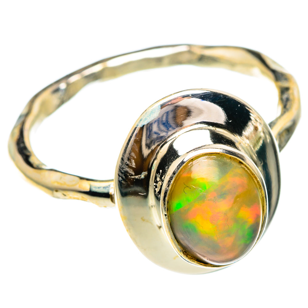 Ethiopian Opal Rings handcrafted by Anasilvercos - RING85809