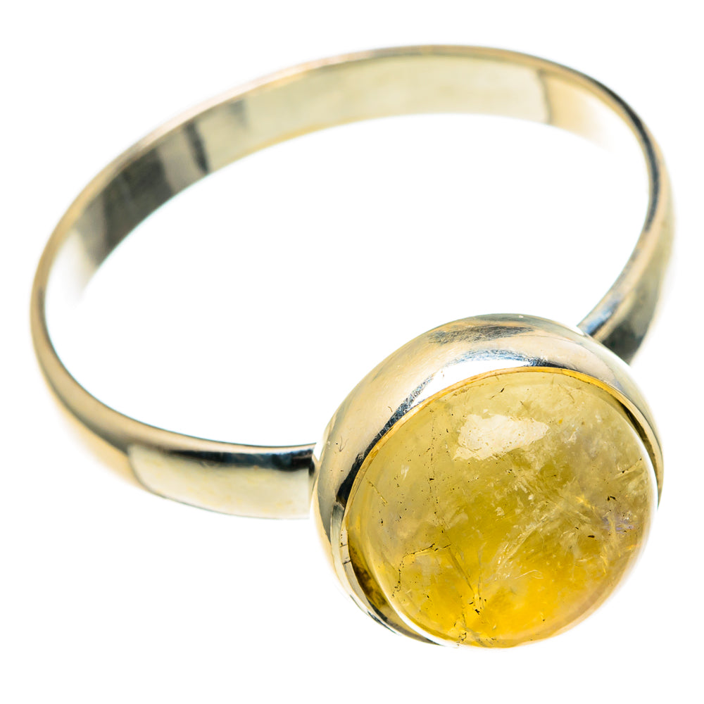 Yellow Moonstone Rings handcrafted by Anasilvercos - RING85811 - Photo 2