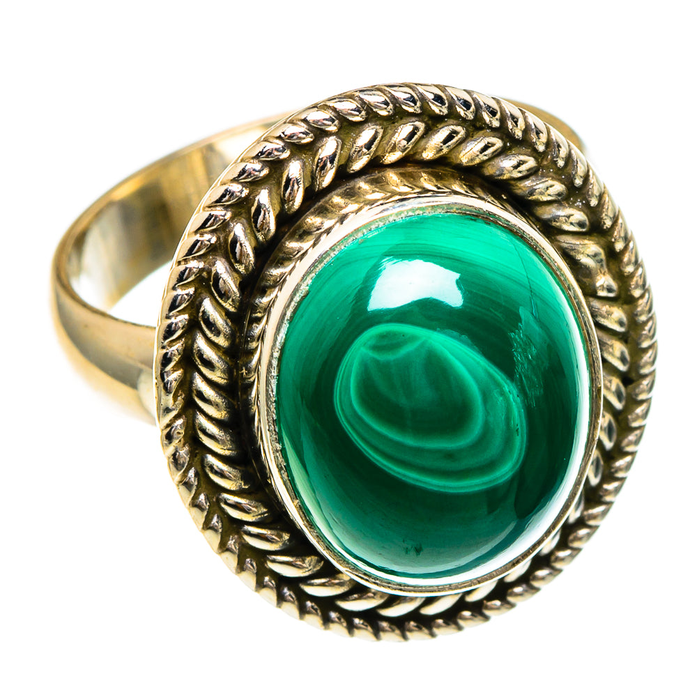 Malachite Rings handcrafted by Anasilvercos - RING85823