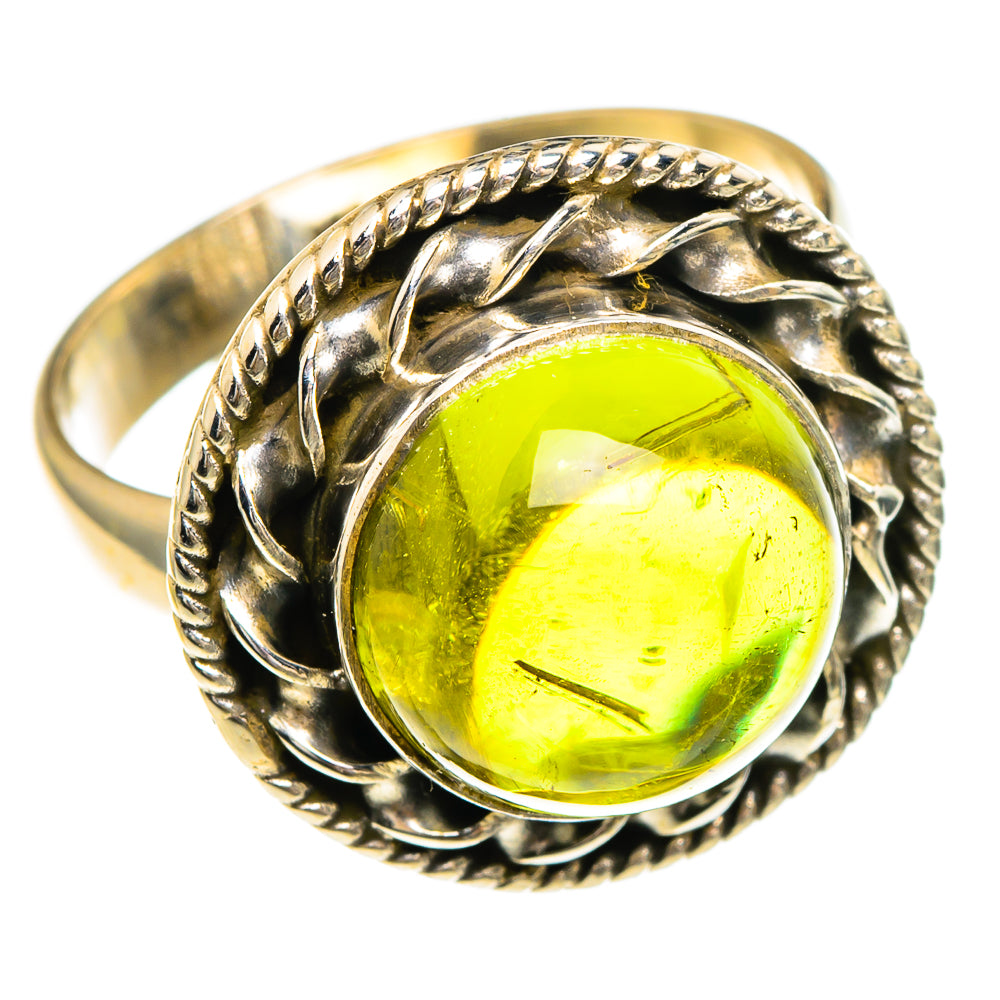 Peridot Rings handcrafted by Anasilvercos - RING85825