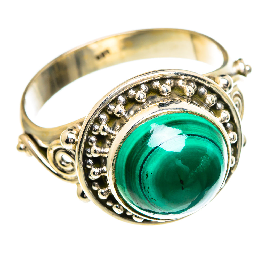 Malachite Rings handcrafted by Anasilvercos - RING85826
