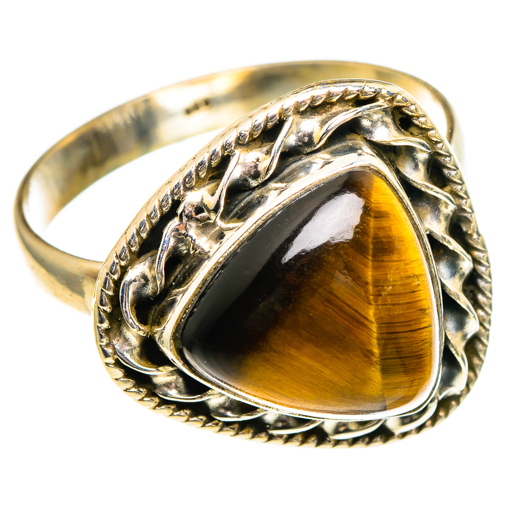Tiger Eye Rings handcrafted by Anasilvercos - RING85830 - Photo 2