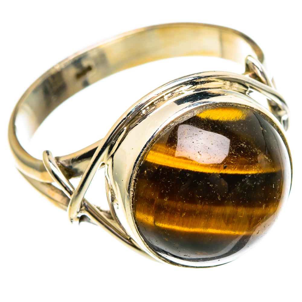 Tiger Eye Rings handcrafted by Anasilvercos - RING85832