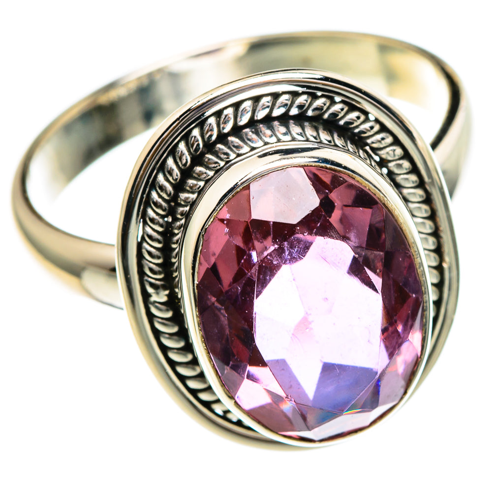 Color Change Alexandrite (lab.) Rings handcrafted by Anasilvercos - RING85842