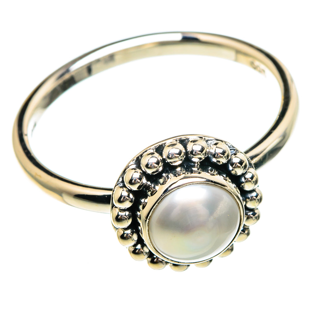 Cultured Pearl Rings handcrafted by Anasilvercos - RING85853