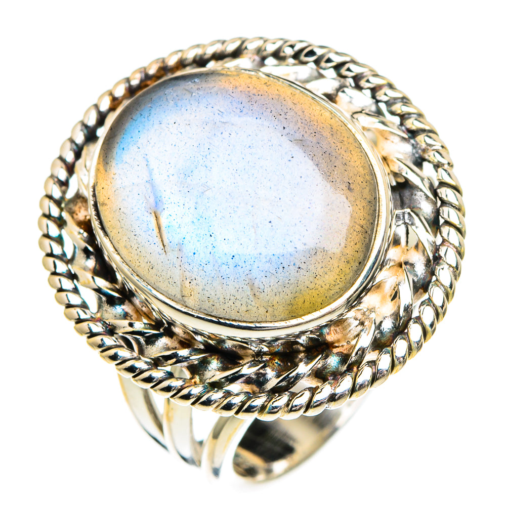 Labradorite Rings handcrafted by Anasilvercos - RING85867