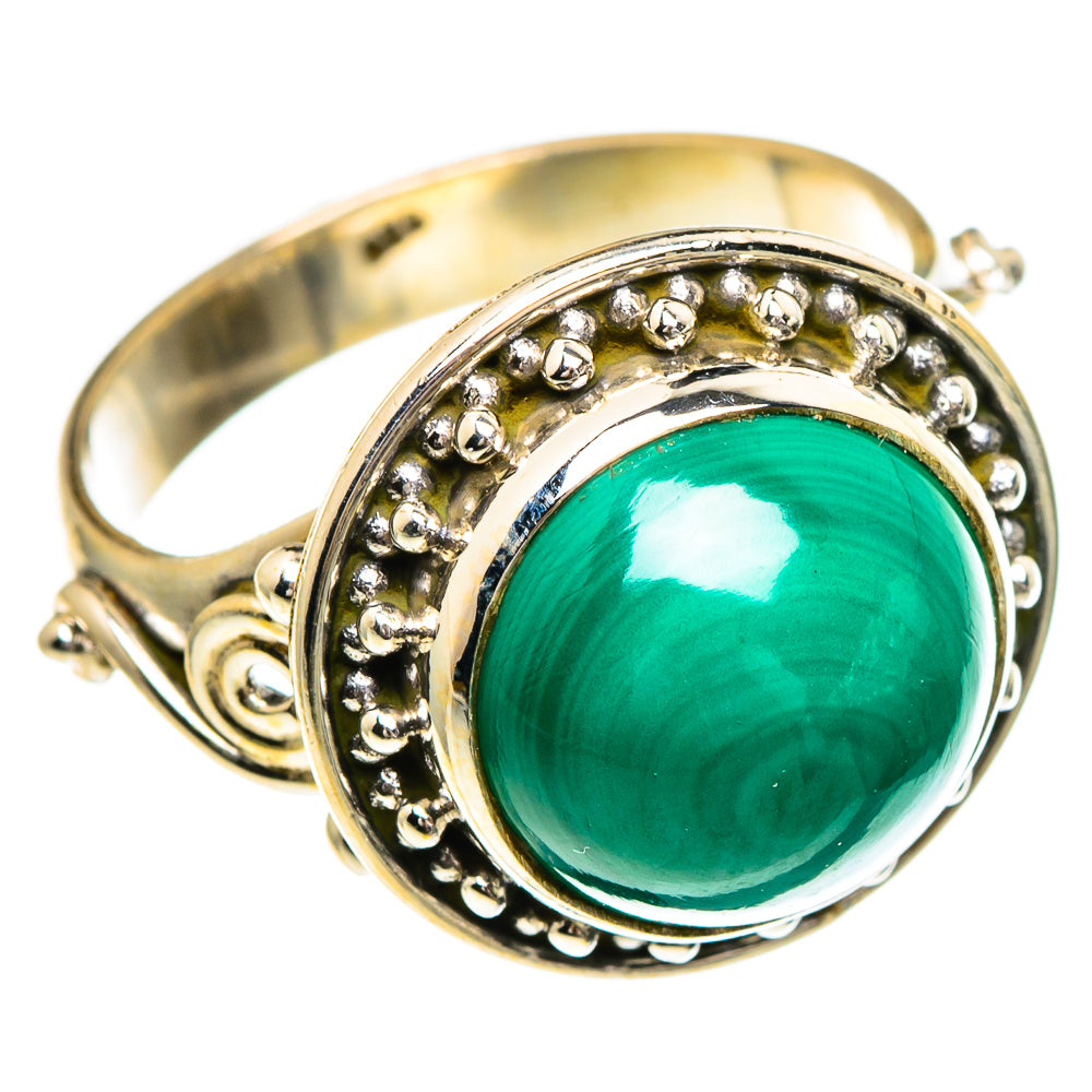 Malachite Rings handcrafted by Anasilvercos - RING85870