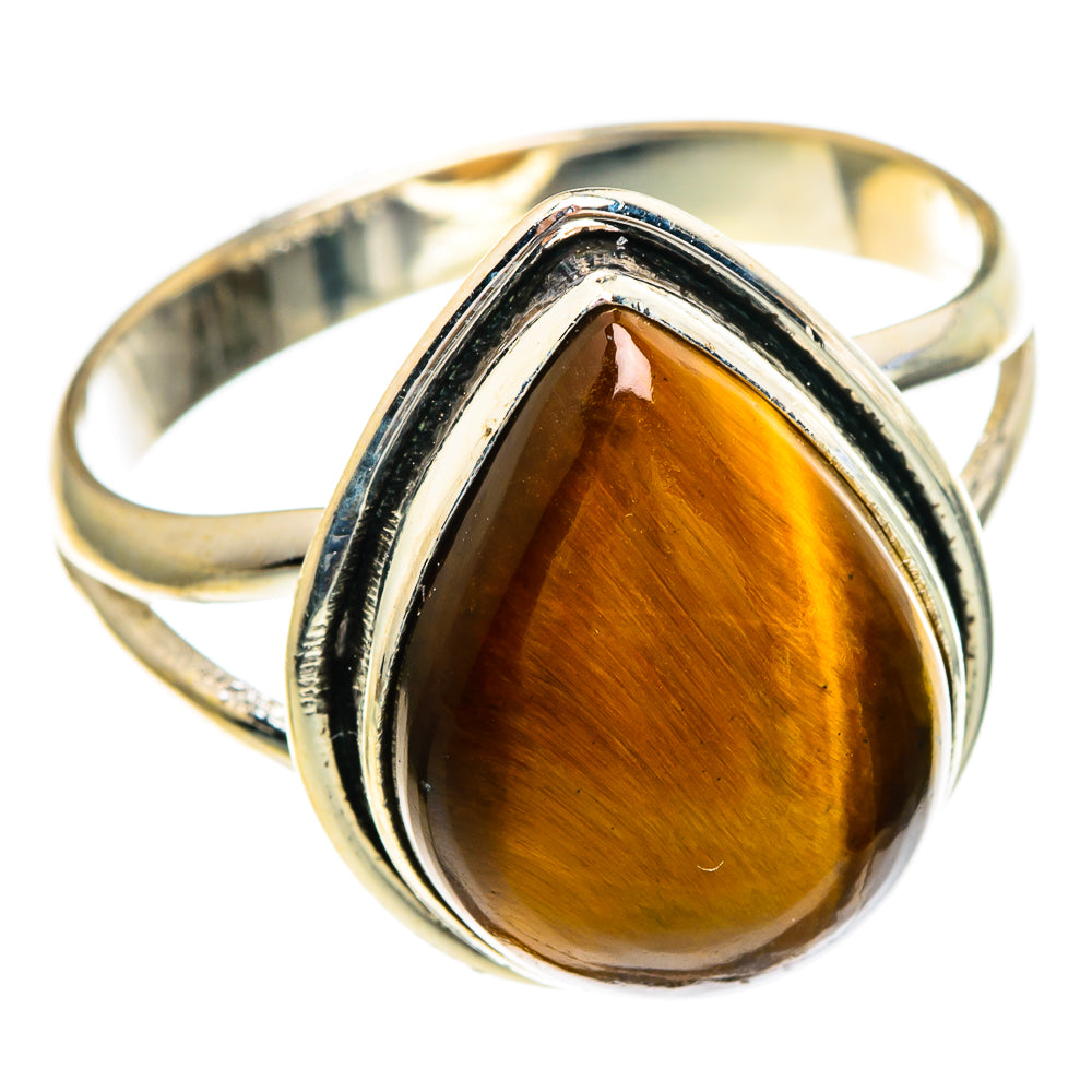Tiger Eye Rings handcrafted by Anasilvercos - RING85878 - Photo 2