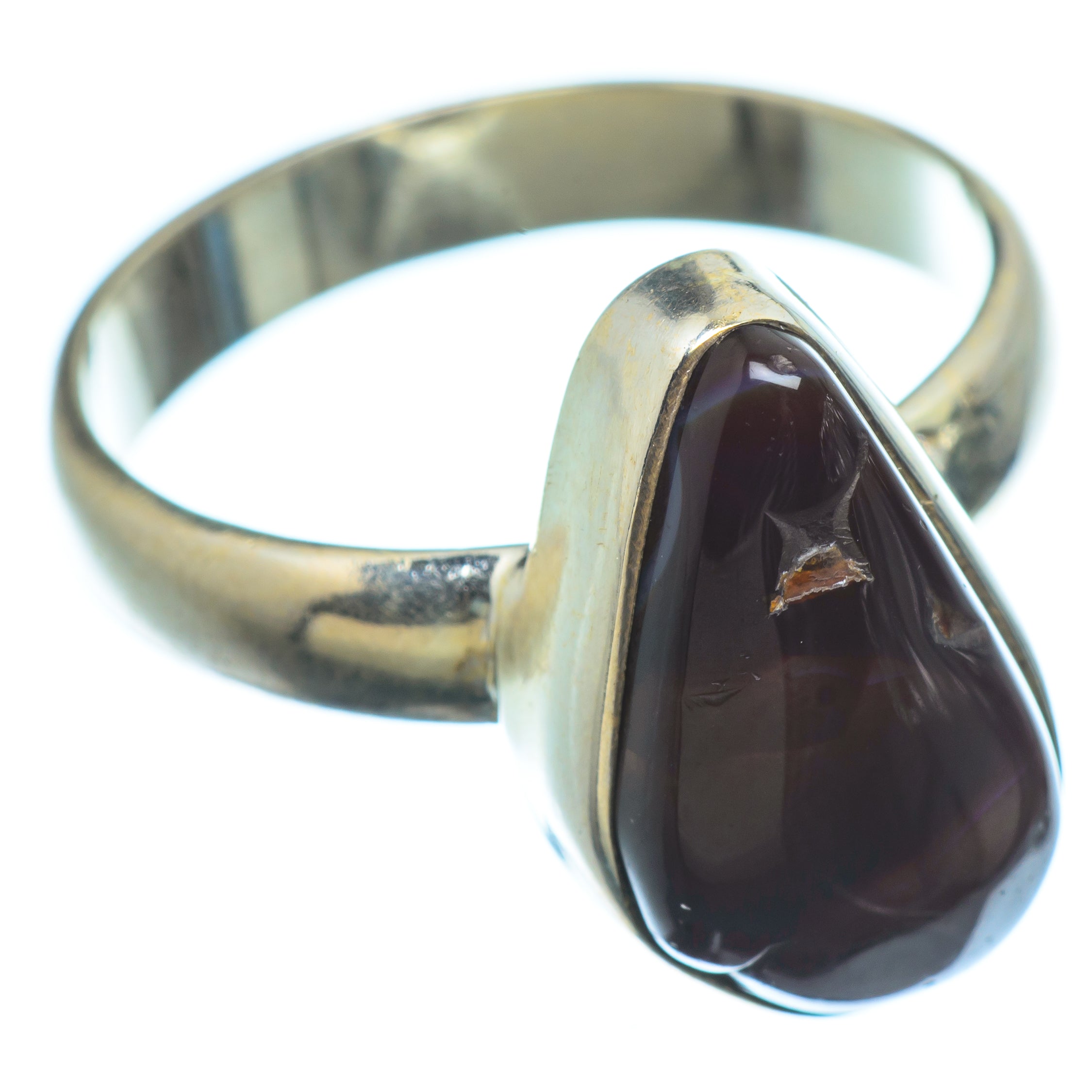 Mexican Fire Agate Rings handcrafted by Anasilvercos - RING8588