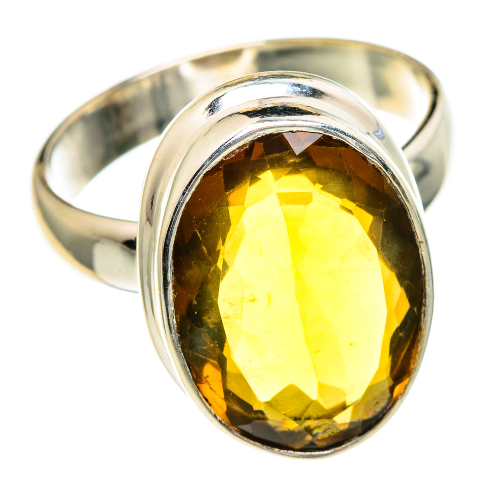 Mandarin Citrine Rings handcrafted by Anasilvercos - RING85880